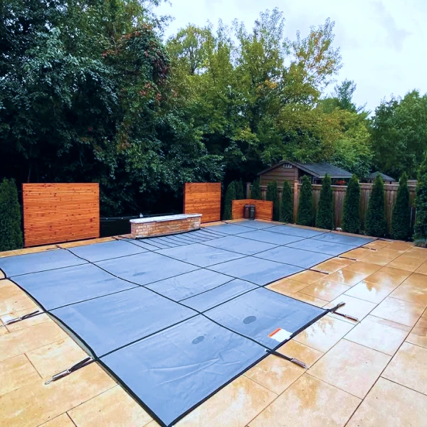 A pool cover
